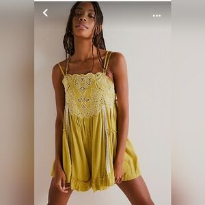 Free people boho sunshine romper